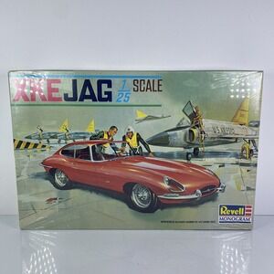 Revell Monogram XKE Jag 1/25 Scale Sealed Racing Plastic Model Car Kit Hobby Dad